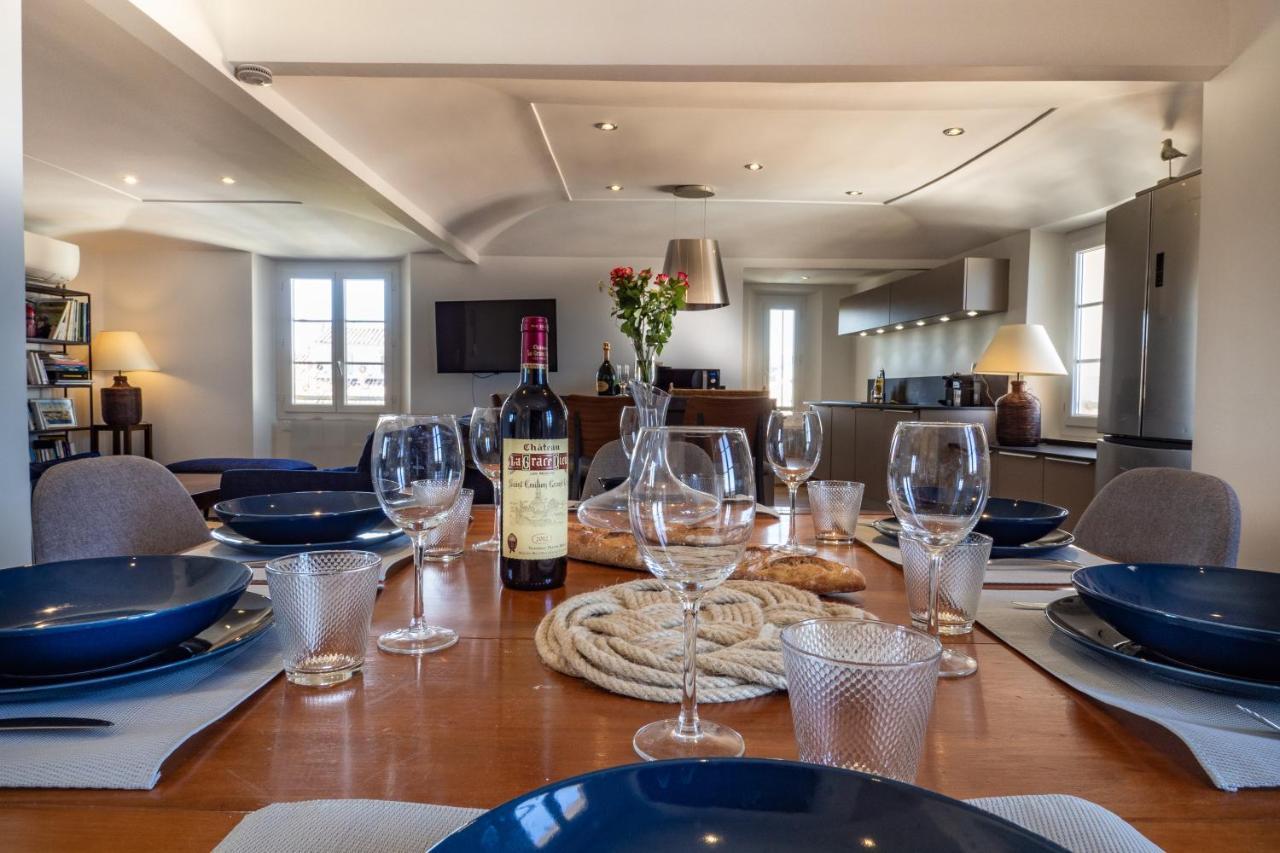 Charmant Appartement Spacieux Pour 6P Vue Mer Vieil Antibes Exteriör bild