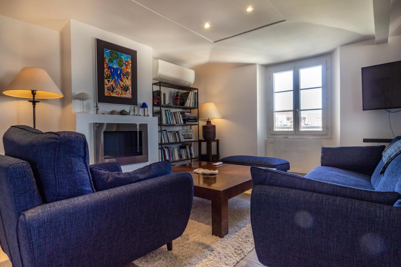 Charmant Appartement Spacieux Pour 6P Vue Mer Vieil Antibes Exteriör bild